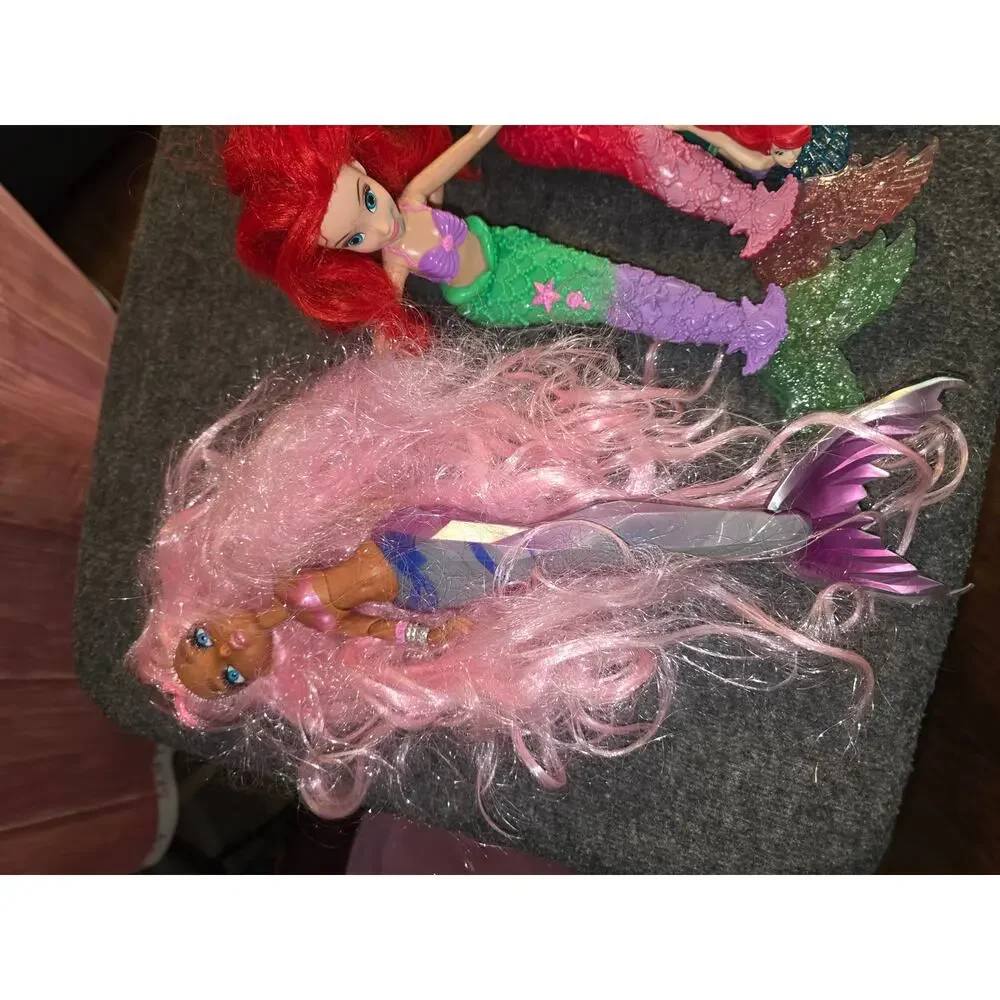 Disney The Little Mermaid Doll Ariel Sisters Mermaze Mermaidz Color Change Tail